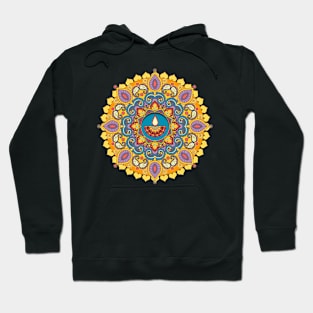 Mandala Diwali Lights Hoodie